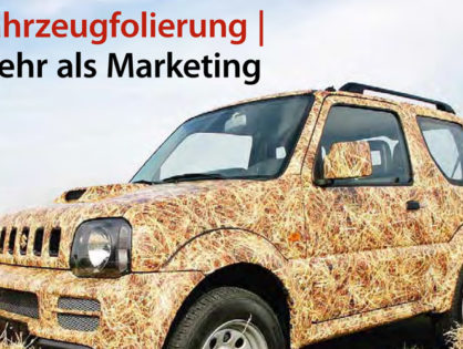 Autoflotte: Fahrzeugfolierung - Mehr als Marketing